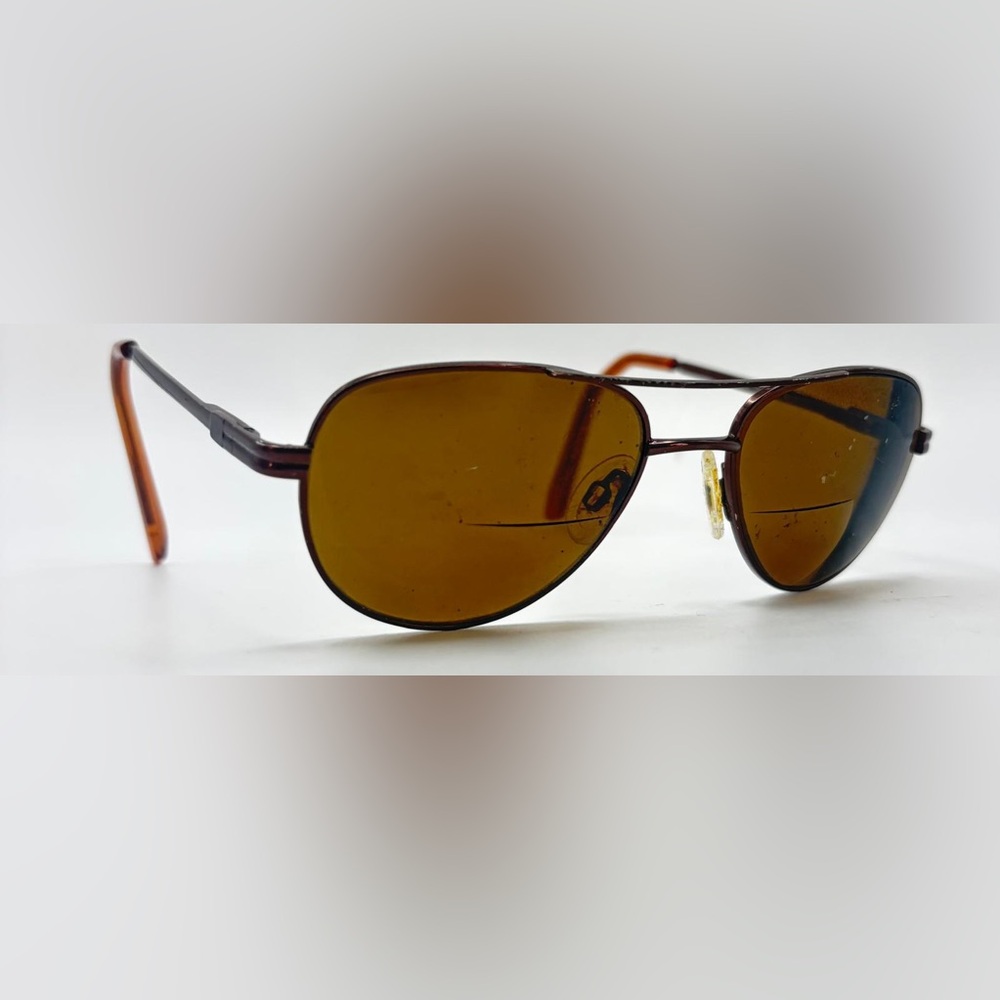 SRO S636 Brown Pilot Metal Sunglasses Frames Only